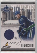 2010-11 Panini Pinnacle City Lights Materials /499 Henrik Sedin #96 HOF