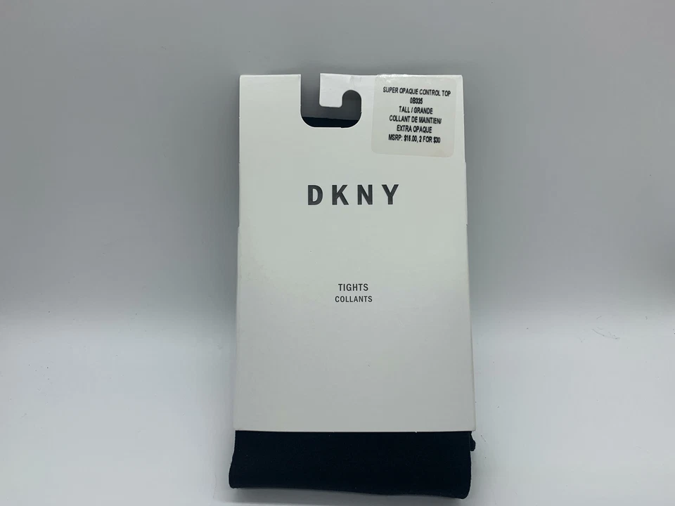 DKNY Super Opaque Control Top Tights, Tall, 0B335 Black - Image 1 of 1