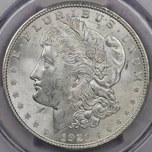 1921 Morgan Silver Dollar - PCGS MS 64 - Picture 1 of 4