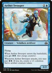 AETHER SWOOPER X 4 N/N- AETHER REVOLT MAGIC THE GATHERING - Picture 1 of 1