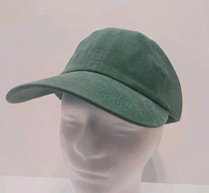 100% Cotton Cap Canvas 6-Panel Low-Profile Adjustable Dad Baseball Hat Green - Picture 1 of 6