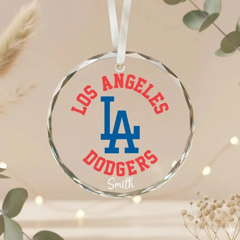 Los Angeles Champions Ornaments, Round Glass Ornaments - Image 1 of 2