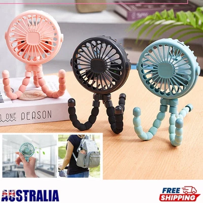 Portable Fan with Flexible Tripod Clip On Baby Fan for Stroller/ Pram/ Pushchair - image 1 of 4