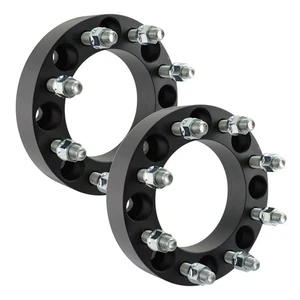 2x 1.5" Thick 8x6.5"(8x165.1mm) Wheel Adapter Spacer Fit Chevy 8Lug 14x1.5 Truck - Picture 1 of 4