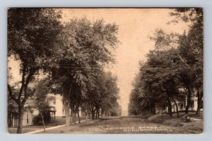 Audubon IA-Iowa, Residence Street, postal antigua, vintage - Imagen 1 de 2