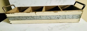 Rustic Lot Of 3 Decorative handmade Wood & Wicker Decor baskets - Picture 1 of 24