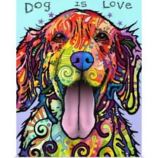 Dog Is Love Poster Art Print, Dog Home Decor