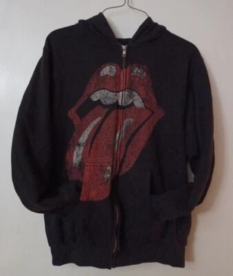 Chaqueta Rolling Stones Con Capucha Talla Pequeña Mick Jagger Usada  Foto 1 de 4