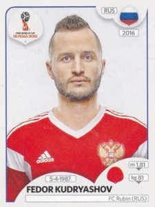 FEDOR KUDRYASHOV - STICKER N° 38 - PANINI FIFA WORLD CUP RUSSIA 2018 - Imagen 1 de 1
