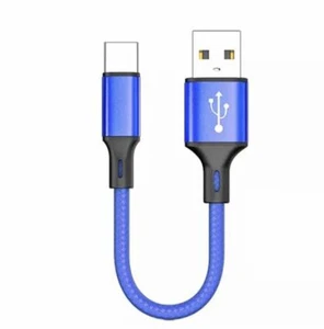 Cavo cavo di ricarica USB corto tipo C Motorola Moto G10 G20 G30 G40 G50 G60 25 cm - Foto 1 di 5
