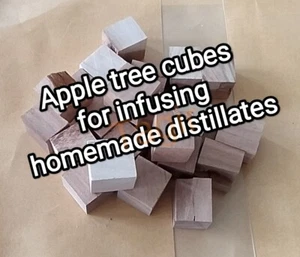100g Apple cubes for home Distillery Alcohol Whisky Rum Moonshine - Picture 1 of 1