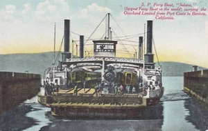 S P Fähre Solona, Overland Limited von Hafen Costa nach Benica, CA - Bild 1 von 2
