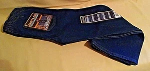 WRANGLER JEANS RUSTLER RELAXED BOYS SIZE 5 REGULAR NEW NWT ELASTIC WAIST PANTS. - Picture 1 of 8