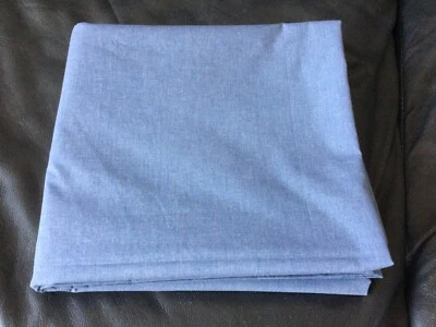 Springs FULL Flat Sheet ~ Denim Color ~ 50% Cotton & 50% Polyester ~ New - Image 1 of 4