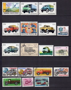Camions transport un lot de 18 timbres /TE5337 - Imagen 1 de 1