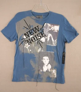 Genuine Vintage Salvage Brand T Shirt "New Noise" Petrol Blue V51T478 Size M - Picture 1 of 10