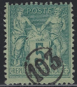JA-15-8-5 Neujahr: Nummer 103 im Kreis auf Nr. 75 - Bild 1 von 1