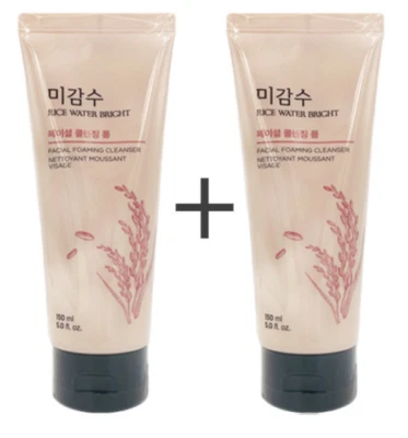 The Face Shop Rice Water Bright Cleansing Foam 150ml x 2pcs K-Beauty - image 1 of 4