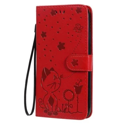 For iPhone 11 12 Pro Max XS XR SE 6s 7 8 Embossed Wallet Flip Leather Case Cover - Image 1 of 4