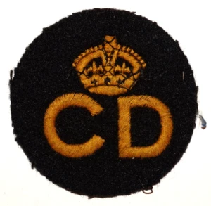 BRITISH MILITARY CAP BADGES, Civil Defense Breast Badge, WW2 - Bild 1 von 2