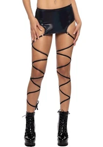 NEW J VALENTINE -Shadow Dancer Harness Wrap Skirt - Picture 1 of 2