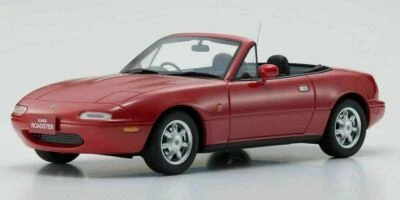 1/18 Mazda Eunos MX5 Miata Spider Roadster Red Resin Model by Kyosho KSR 18031RB - Image 1 of 4