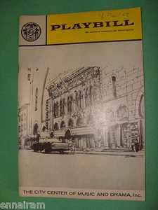 Dec 1967 NY Playbill Lerner & Loewe Brigadoon Bill Hayes Margot Moser - Picture 1 of 2