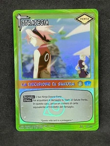 NARUTO TCG LE SPIRE DEL SERPENTE LA DECISIONE DI SAKURA ST-80 HOLO ITA NM - Imagen 1 de 2