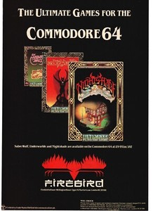 ULTIMATE PLAY THE GAME NIghtshade 1986 Advertising Magazine 30x21cm