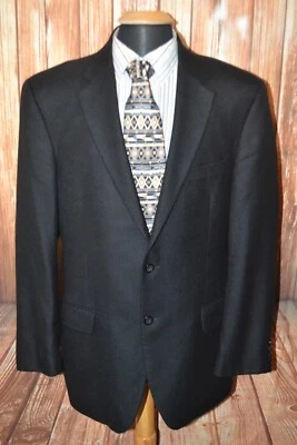 John W Nordstrom Men Loro Piana 100% Cashmere 2 Front Button Sports Coat Sz 44L - Image 1 of 4