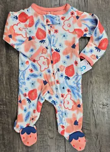 Baby Girl Clothes New Child Mine Carter's Preemie Strawberry Footed Outfit - Picture 1 of 3