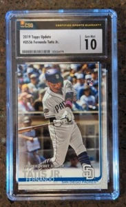 2019 Topps Update #US56 Fernando Tatis Jr. Rookie RC CSG 10 Gem Mint - Picture 1 of 2