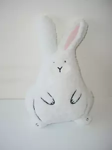Target Bunny Shaped Easter Throw Pillow White Rabbit Room Essentials 2024 NEW - Picture 1 of 2