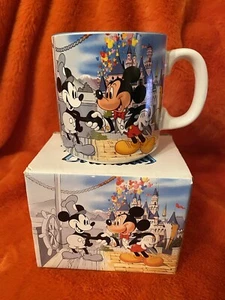 NEU Disney Mickey Mouse 60. Geburtstag 1928 - 1988 Kaffeebecher Steamboat Willie - Bild 1 von 9