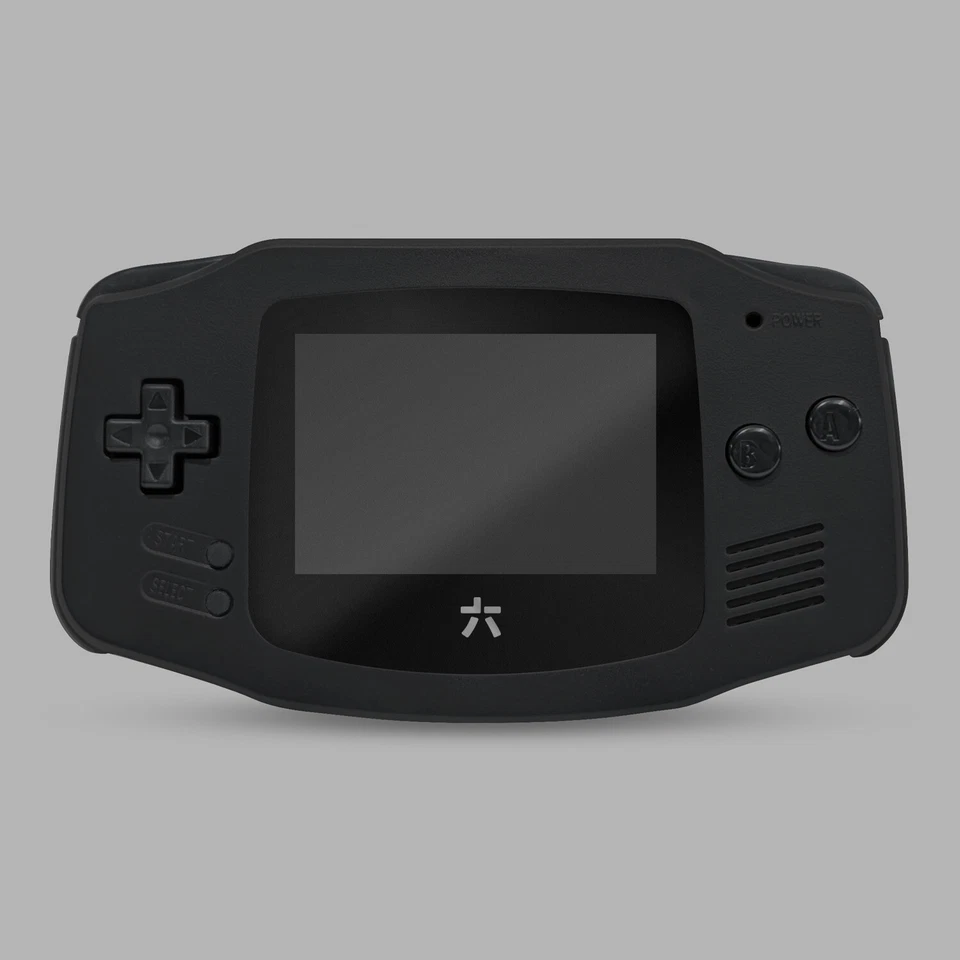 FÜR NINTENDO RetroSix IPS USB-C Prestige Gehäuse Set für Game Boy Advance Solid Black Shel...