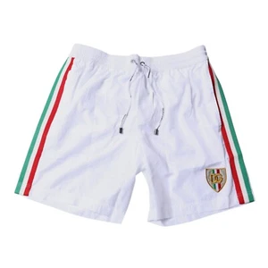 DOLCE & GABBANA Swimwear White Stripes Beachwear Shorts 2 Pc IT4 / US S 640usd - Picture 1 of 8