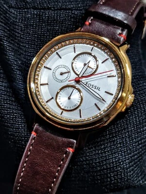 Reloj para mujer Fossil Chelsey multi esfera tono dorado Foto 1 de 4