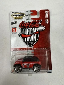 MATCHBOX COCA -COLA 2004 Jeep Willys Total Tailgate Red 2004 T38 - Picture 1 of 3