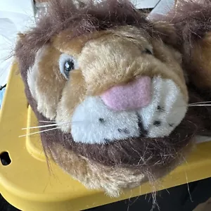 Animal Feet by Comfy Feet Zoo Animal Slippers Lion Sz Medium see pics! - Picture 1 of 6