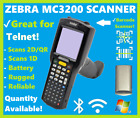 Zebra MC32N0-GI4HCHEIA Wireless Barcode Scanner 1D/2D/QR Windows CE7, Telnet!🔥⭐