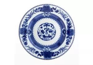 Tazón de sopa de borde grande azul imperial Mottahedeh - Imagen 1 de 1