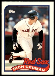 1989 Topps Tiffany Rich Gedman Boston Red Sox #652 - Picture 1 of 2
