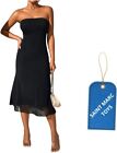 Belle Split Thigh Sequin Cami Dress For Women Size Medium Colo Black 6(M)