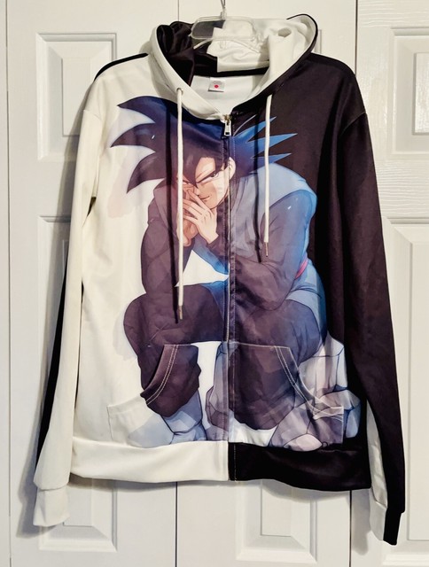 Dragon Ball Z - DBZ Parody Black Hooded Sweatshirts - Super Sonic X Son Goku  3 (Funny Dragon Ball Z - DBZ Parody - High Quality Hoodie - Size 462 - Ref  : 462)