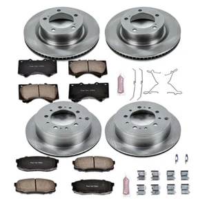 PowerStop KOE2813 Front Rear Disc Brake Kit Set for 07-21 Tundra / 08-22 Sequoia - Picture 1 of 1