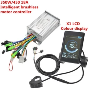 E-Bike 36V/48V/60V 350W/450W 18A controller brushless + display LCD a colori X1 - Foto 1 di 24