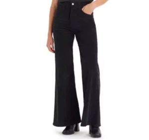 Neu mit Etikett Levi's Damen schwarz Ribcage Bells Cordhose hoher Bund Schlag Größe 31/32 - Bild 1 von 17