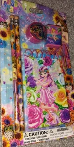 Lisa Frank Rose Fairy Juego de Estudio de 4 Piezas Borrador Sacapuntas Bloc de Memorias Lápiz - Imagen 1 de 5