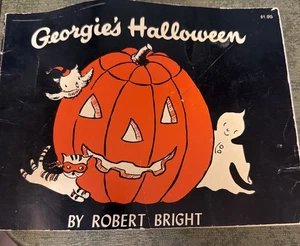 GEORGIE'S HALLOWEEN by Robert Bright Vintage Picture Book 1958 Edition - Bild 1 von 4