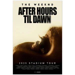 The Weekend 2025 Stadium Tour Poster - Picture 1 of 3